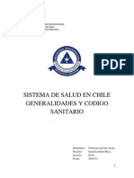Sistema de Salud en Chile Generalidades y Codigo Sanitario