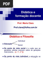 Didática e Formação Docente1