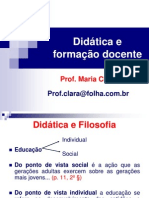 Didática e Formação Docente1