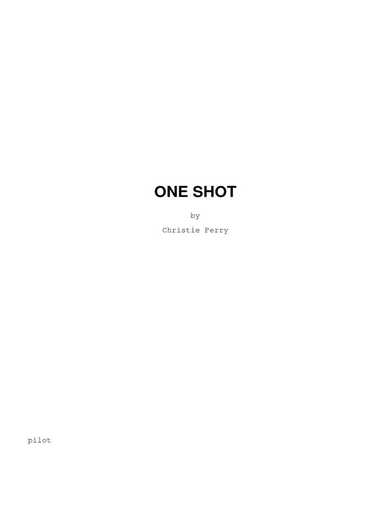 Oneshot First Draft | PDF | Leisure