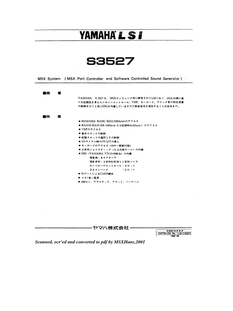 S3527 Catalog | PDF
