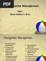 pengantar manajemen