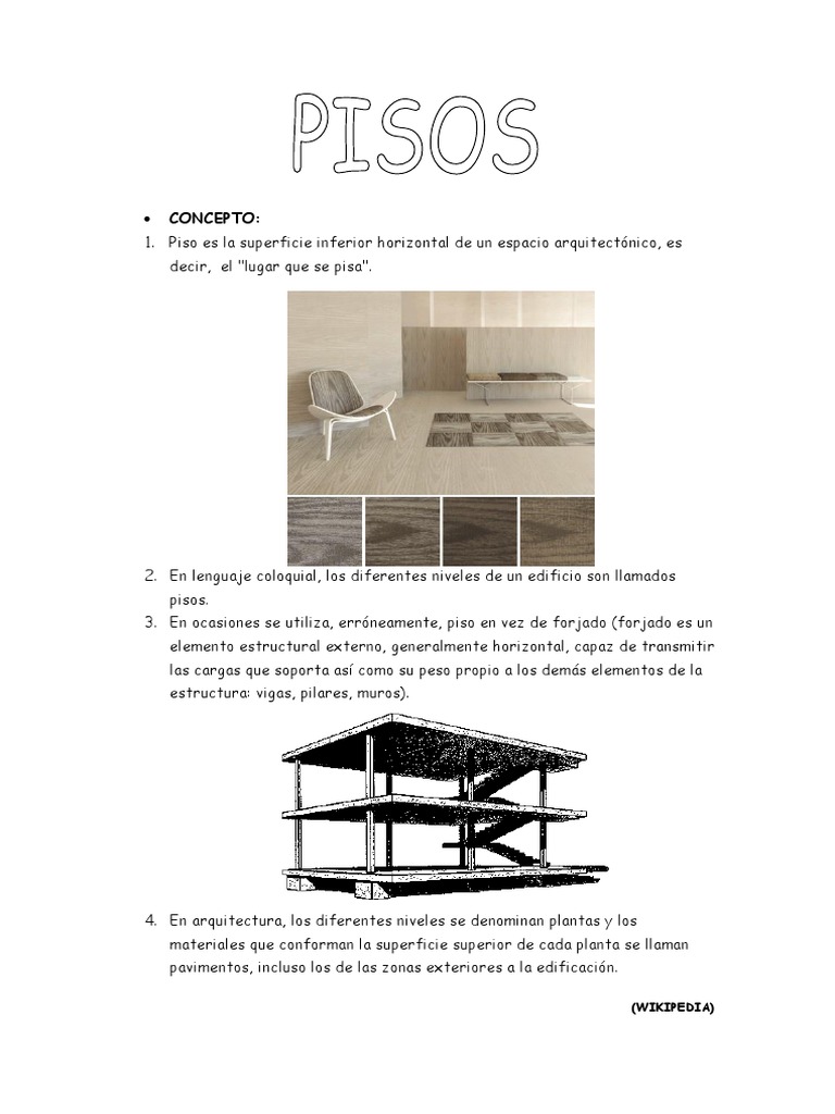 Concepto de Pisos y Contrapisos | Pintar | Hormigón