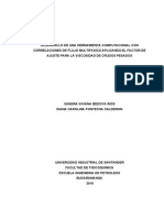 Herramienta Computacional Con Correlaciones de Fluido Multifasico