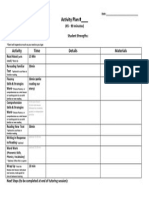 skeleton lesson plan