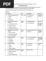 Agenda 4th Dec 2014