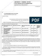 External Examiner Appointment Letter PDF