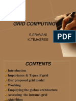 Grid Computing: S.Sravani K.Tejasree