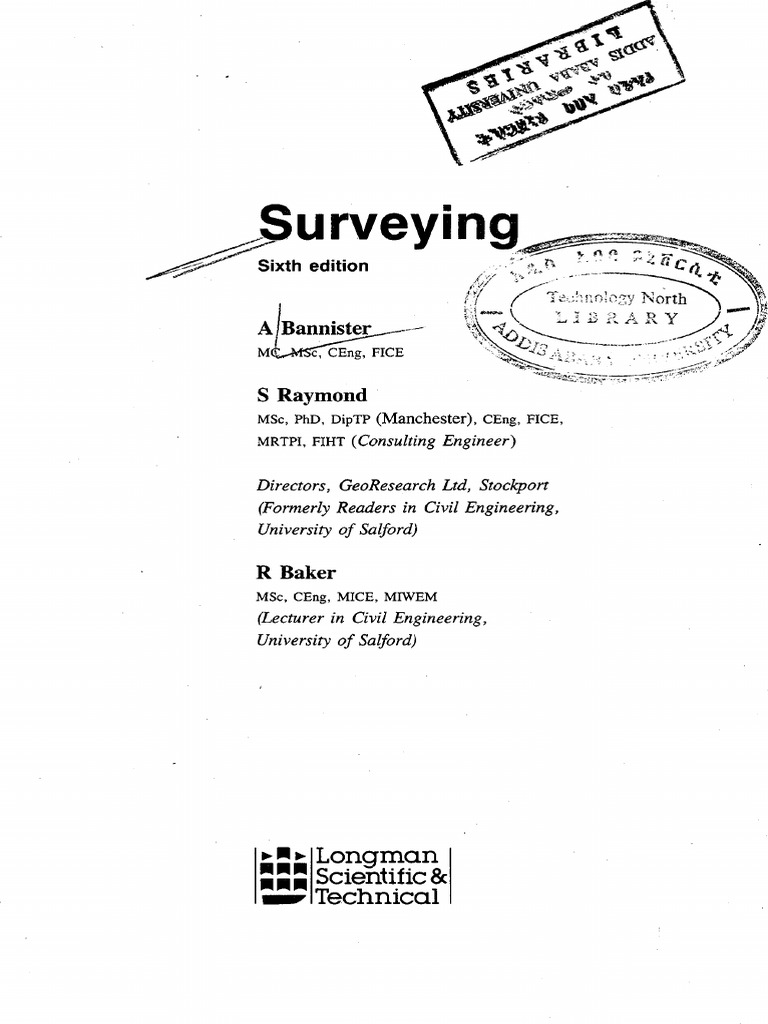 Surveying by Bannister Raymond | PDF