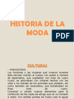 Historia de La Moda