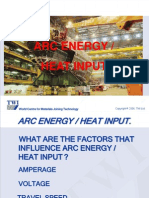 Arc Energy - Heat Input
