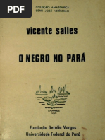 O Negro No Pará; por Vicente Salles