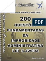 1711 - IMPROBIDADE ADMINISTRATIVA-apostila Amostra PDF