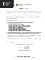 Programas de Saúde Prioritários Da DGS