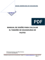 MANUAL DE DISEÑO PARA CALCULAR EL TAMAÑO DE SOLDADURAS DE FILETES-Ing. William Mendoza.pdf