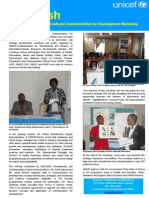 UNICEF-Eritrea hosts the first national Communication for Development Workshop 26 December 2014