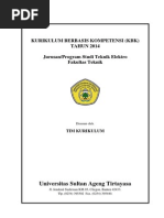Download Buku Kurikulum 2014 Teknik Elektro UNTIRTA by Andreas Coas SN251237004 doc pdf