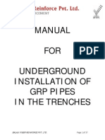 GRP Pipes Installation Manual