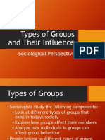 11 Soc - Types of Groups and Influence