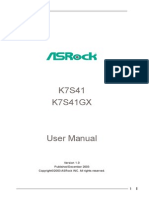 K7S41 K7S41GX User Manual