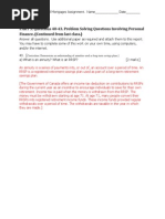 TFSA Contribution Room Worksheet | PDF | Tax Exemption | Government ...