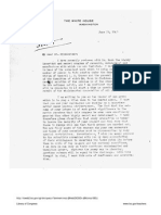 FDR Letter to Oppenheimer