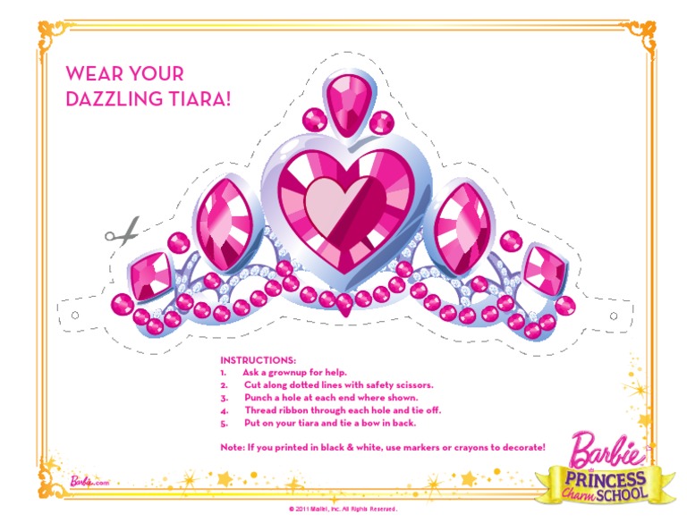 DIY Dazzling Tiara Instructions | PDF | Clothing | Leisure