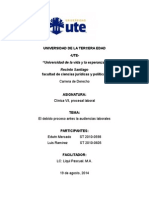 Indice Del Debido Proceso en La Jurisdiccion Laboral