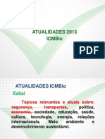 Atualidades - ICMBio - Intensivão (2014) Aulas 05 a 08