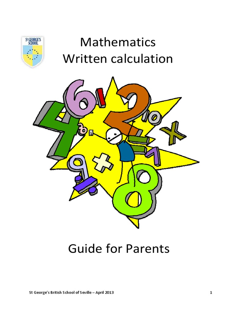 Parent Guide to Primary Mathematics | PDF | Subtraction | Multiplication