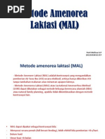 Download Metode Amenorea Laktasi MAL by putrimeilissa SN251282679 doc pdf