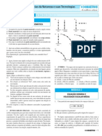 Movimento de partículas em diferentes situações