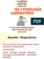 Anatomia y fisiologia respiratoria