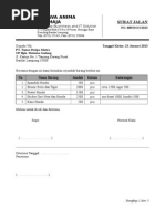 Download Contoh Surat Jalan Pengiriman Barang Surat Pengantar Barangdoc by AgusNurjayaFaiz SN251288958 doc pdf