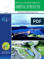 Manual de Seguimiento Ambiental de Proyectos 2002