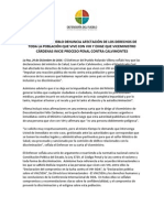 Nota de Prensa Defensoría Del Pueblo 29-12-2014