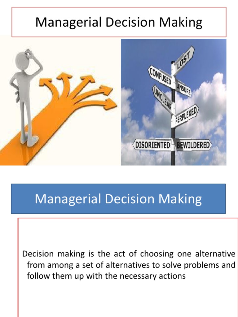 Managerial Decision Making | PDF | Microsoft | Decision Making