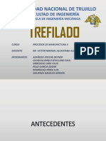 Trefilado - Procesos de Manufactura