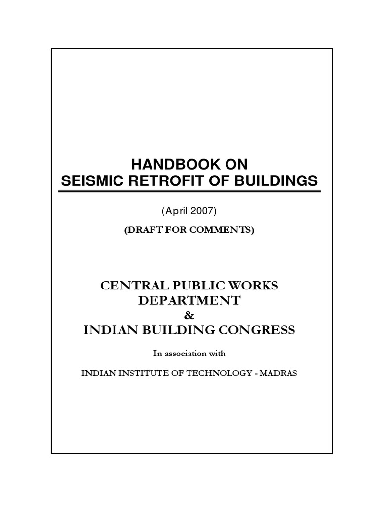 Seismic Retrofit Handbook for Buildings | PDF | Earthquakes | Plate ...
