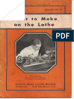 Metalworking What To Make On The Lathe 1936 PDF