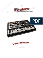Virtual Analog Synthesizer Firebird Manual
