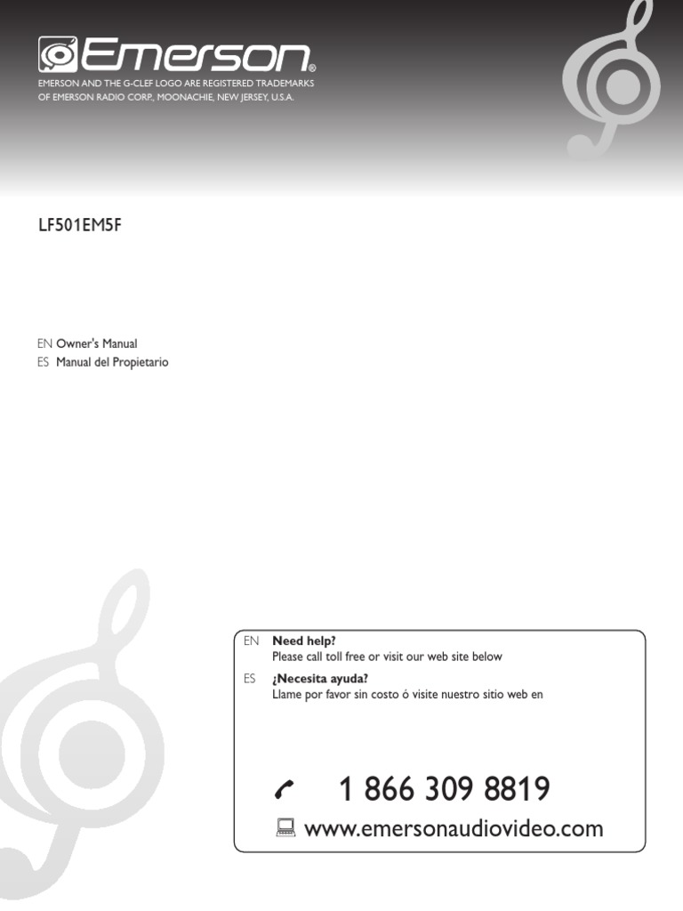 Emerson Owners Manual Lf501em5f Pdf Hdmi Electrical Connector