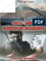 2015 - Anul Secretelor Dezvaluite