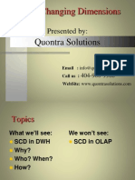 Slowly Changing Dimensions by Quontra Solutions