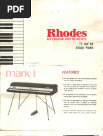 Fender Rhodes Stage Mk1