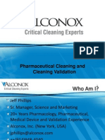 2013 Pharmaceutical Cleaning and Validation Alconox Presentation
