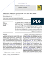 Deforestation in Heilongjiang Province of China, 1896e2000 Severity, PDF