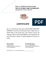Certificate: Vidya Academy of Science and Technology