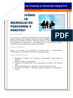 Taller Como Elaborar Manuales de Funciones