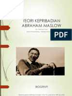 Teori Kepribadian Abraham Maslow by Rakhadi Putra